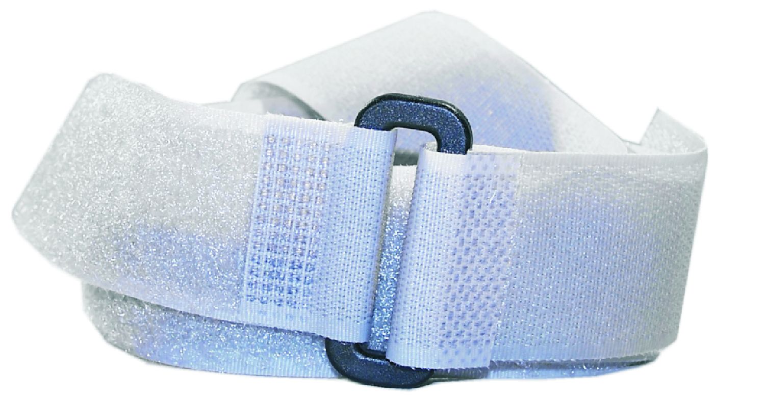 Haltegurt Nylon grau Nr.565-1 m.Klettverschl.L-1,20m,B-30 mm
