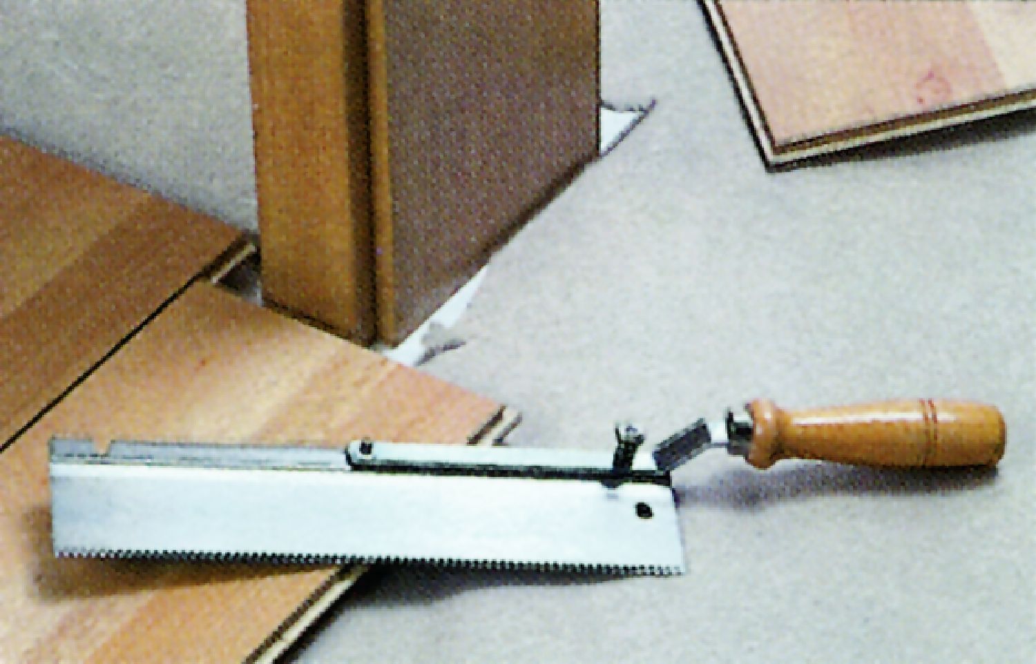 Feinsäge 250 mm m.Seiten-
