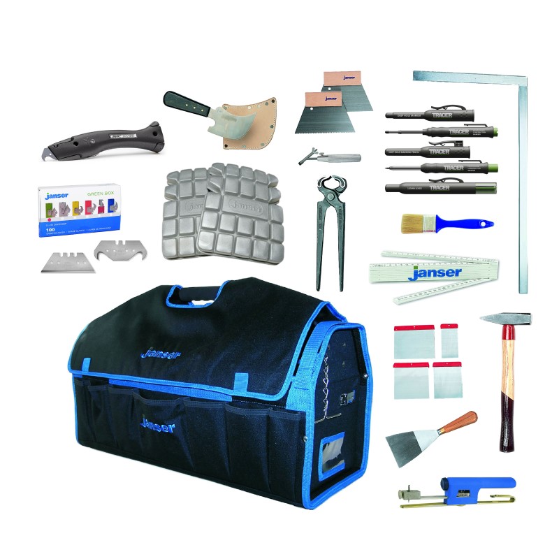 Werkzeugtasche für Bodenlegerlehrlinge