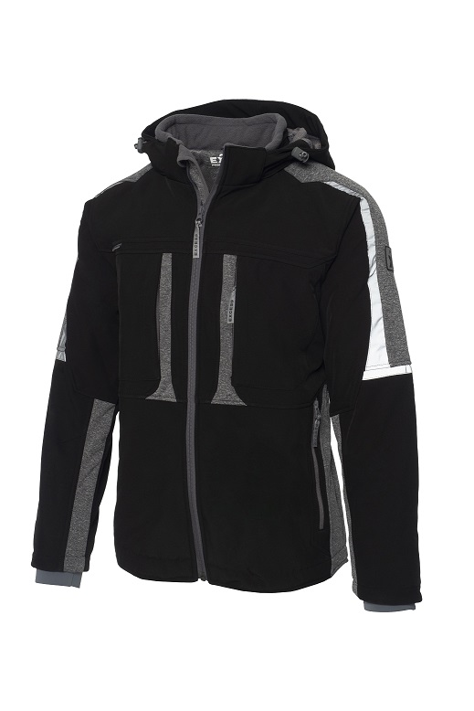 Funktionsjacke  ACTIVE PRO schwarz-grau  Gr.3XL